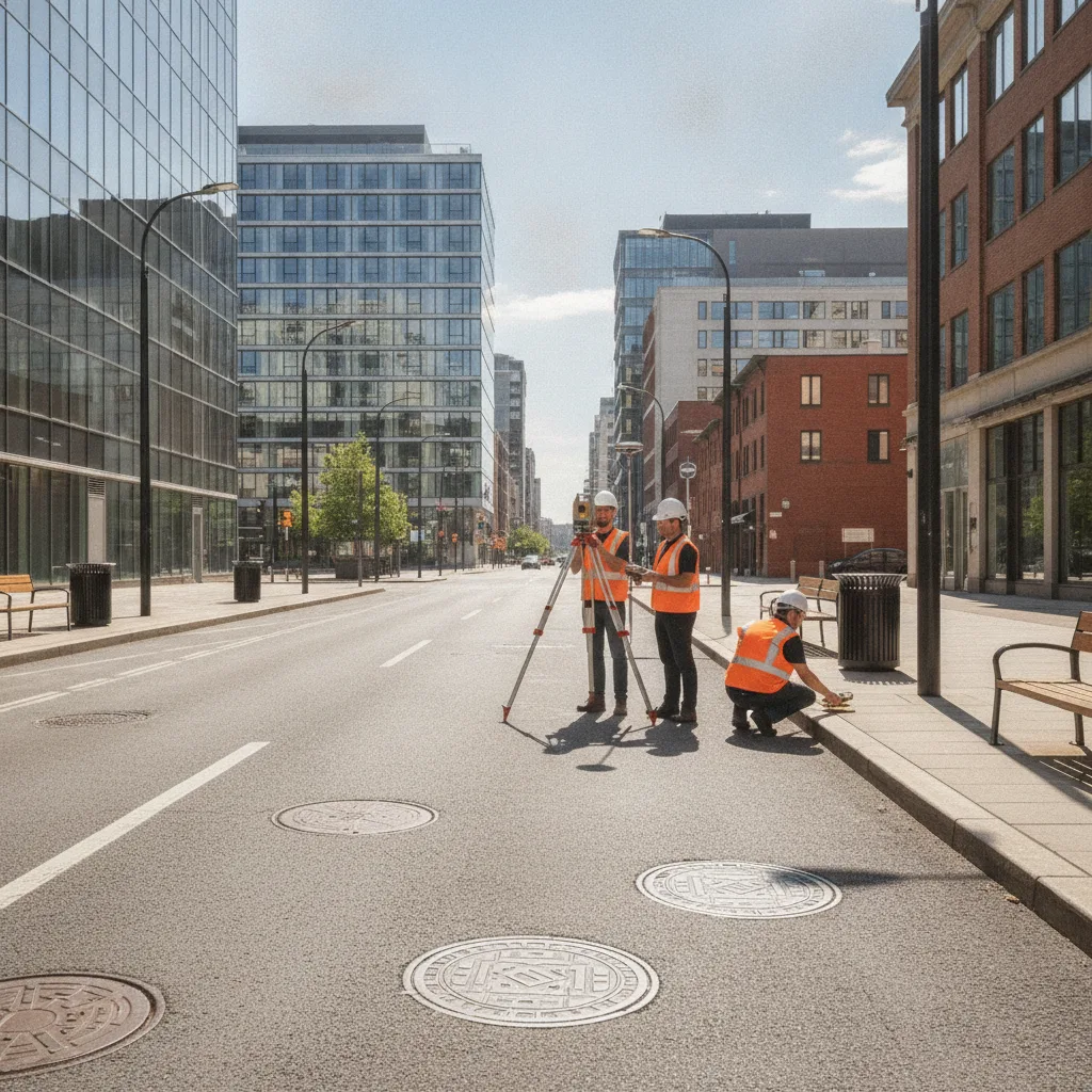 Relevé corps de rue | guide pour l'aménagement urbain - releve corps de rue